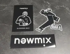 newmix coffee ニューミックス ステッカー2枚 マスターガイド
