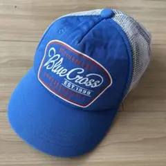 ブルークロス　メッシュキャップ　青　56センチ