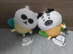 ナガノキャラクターズ サーフィン ぬいぐるみ くま パグ　コンプリート