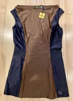 FENDI フェンディ ノースリーブ ブラウン/ブラック 新品 タグ付き