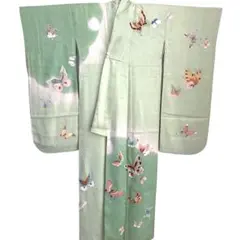 蝶 振袖 リメイク用