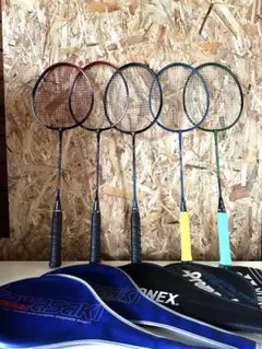 バドミントンラケット 5本セット