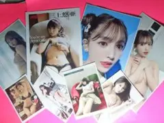 ★三上 悠亜（みかみ ゆあ）A4サイズ４枚＋他４枚＋◎ クリアポケット入り