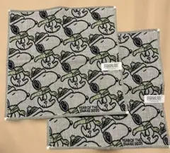 スヌーピー ガーゼ ハンカチ2枚セット