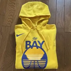 Nike Warriorsフード付きスウェットシャツ イエロー　M