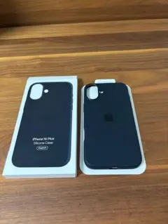 新品未使用 純正互換品 iPhone 16plus シリコンケース ブラック