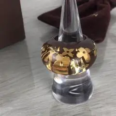 ルイヴィトン LOUIS VUITTON モノグラム アンクルージョン リング