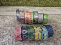 マスキングテープ 　13コ　まとめ売り　未使用＆ほぼ未使用