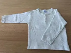 Petit Bateau リブ編み長袖Tシャツ 36m/95cm