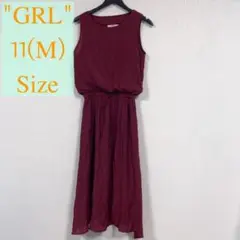 GRL ( グレイル ) マキシ丈ワンピース ワンピース レッド