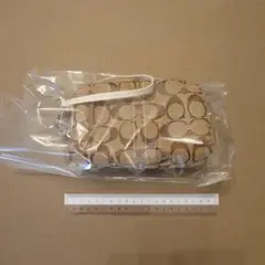 Coach 小物ポーチ ベージュ