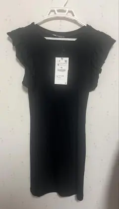 ZARA ブラック ノースリーブ ワンピース M 新品未使用