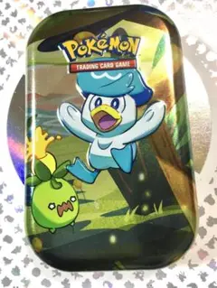海外限定 ポケモン クワッス ミニ 缶
