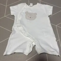 クマプリントロンパース 50-60cm