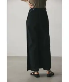 【STYLEMIXER】エプロンレイヤードステッチパンツ