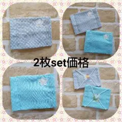 ハンドメイド⑧　ドット柄　ガーゼマスク 2枚セット