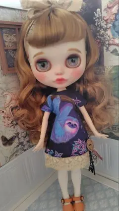 ハンドメイド アウトフィット (ナマケモノ柄)