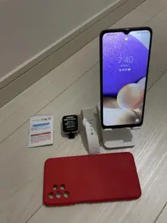 Galaxy A32 5G SCG08 SIMフリー 時計セット