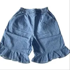 夏物セール！超美品！KP(ニットプランナー)リボンフリルハーフパンツ　140