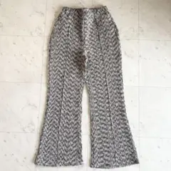 美品 sahara サハラ Wavy Mosaic Stretch Pants