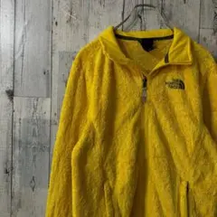 ノースフェイス レディース フリース 古着 イエロー