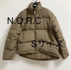 2979 N.O.R.C ショートダウンジャケット ブラウン S