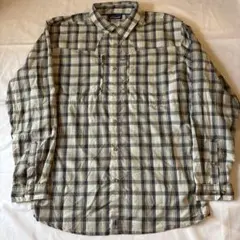 Patagonia チェック 長袖 シャツ フィッシュ アウトドア