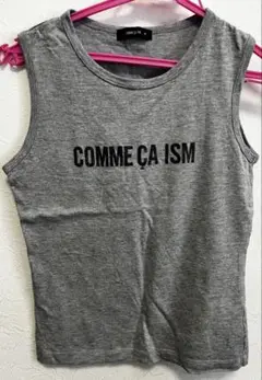 COMME CA ISM グレー タンクトップ M