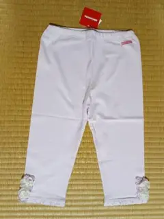 【新品タグ付き】ミキハウス　レギンス　130㎝　ピンク　花