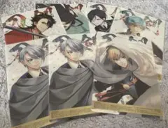刀剣乱舞 とうらぶ ファミマ コラボ 5周年 クリアポスター セット