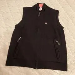 BURBERRY BLACK 黒 ニット　ノースリーブベスト　サイズ2