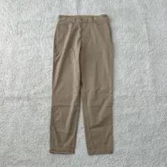 チノパン ストレートパンツ カジュアル シンプル ストレッチ サイドファスナー