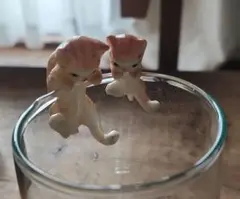 猫　置物