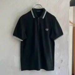 極美 FRED PERRY M3600 ポロシャツ グリーン フレッドペリー