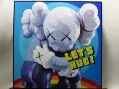 【新品 No 212】 ポップアートパネル カウズ KAWS HUG