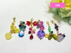 オリジナル天然石チャームセット( ´ ` )♡436