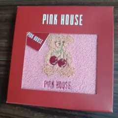 [新品未開封]PINK HOUSE クマ刺繍ハンカチ
