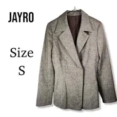 JAYRO ジャイロ ジャケット ツイード Sブラウン