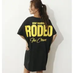 RODEO CROWNS ブラック Tシャツ FREEサイズ