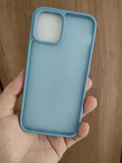 ライトブルー iPhoneケース ソフトTPU