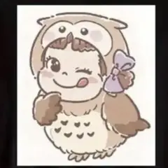パロディTシャツ 未使用新品 フクロウペコ