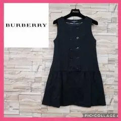 BURBERRY バーバリー KIDS ブラック ワンピース 発表会