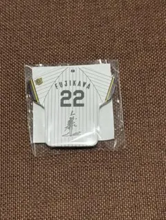 藤川球児 ユニフォーム型缶バッジ 阪神タイガース