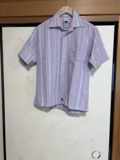 古着 Lyle & Scott 半袖シャツ M ストライプ