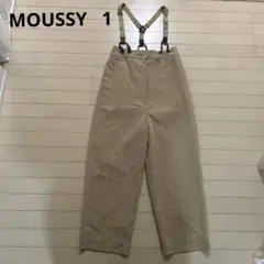 MOUSSY マウジー　サスペンダー付きパンツ サイズ1