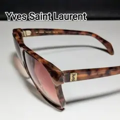 イヴサンローラン YSL1S YSLロゴプレート べっ甲調フレーム サングラス