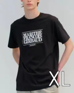 Marithe + Francois Girbaud Tシャツ 黒 XLサイズ