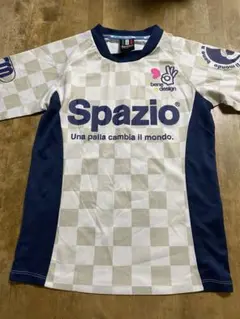 Spazio チェック柄 サッカーシャツ SS