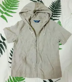 半袖シャツ　110 COMME CA DU MODE 麻フード付き　コムサ