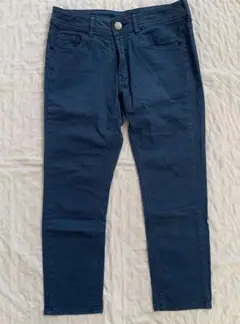 ベティスミス　クロップドパンツ　ブルー　Sサイズ